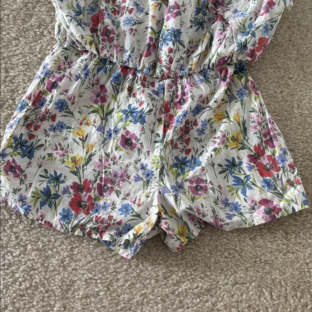 GAP Kids Multicolor Floral Skort Size 8-9